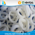 IQF frozen seafood whole cleaned frozen squid ring